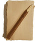 Deckle Papers 150 Size-A4 Pack of-50-Brown Handmade Deckle Edge Printer Friendly Blank Paper Mixed Media Loose Leaf
