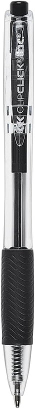 Inc. ClipClicks Retractable Ballpoint Pens - Bulk 1.0-mm Medium-Point Pen Set With Comfort Grip for School, Office, Writing, and Journaling, 50 Count, Black