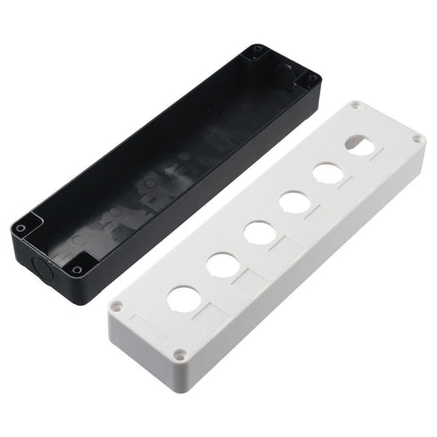 22mm 6 Button Switch Box ABS Easy to use Aperture Control Station Box Durable Holes Indicator Box