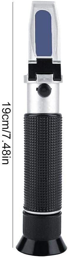 Brewing Refractometer, Brix Meter, Digital Brix Refractometer, Honey Refractometer for Wine Making, Homebrew Kit (0~10%)