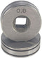 2Pcs 0.8/1.0mm Roll Wheels, Knurled Groove Wire Feed Drive Rollers for Steel Aluminum Flux Cord