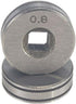 2Pcs 0.8/1.0mm Roll Wheels, Knurled Groove Wire Feed Drive Rollers for Steel Aluminum Flux Cord