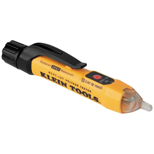 Klein Tools NCVT1XT Non-Contact Voltage Tester Pen, Durable IP67 Tester for 70V to 1000V AC, Dustproof and Waterproof