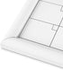Umtiit Monthly Calendar Dry Erase Whiteboard, 10.6 x 14.5 inch, White Wood Frame for Planning and Schedule