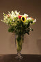 Lac et Soleil Flower Postcard: Sunflowers and flowers (bouquets) in a vase postcard photo by