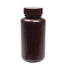 United Scientific Supplies 33464 Laboratory Grade HDPE Wide Mouth Amber Reagent Bottle, 250ml (8oz) Capacity, Pack of 12