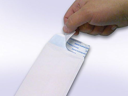 NextDay Labels #7 Coin Envelopes - 100-Pack White Peel & Seal Money Envelopes for Cash, Coins, Jewelry