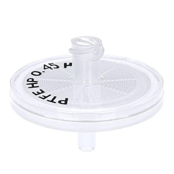 GVS Filter Technology Syringe Filter, ABLUO, 25mm, PTFE HP Membrane, 0.45µm, PP Housing, 10/pk