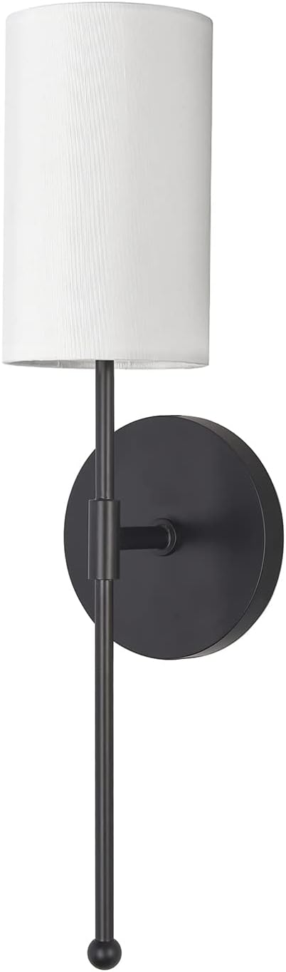 Modern Wall Light Fixtures, Soft Black Vanity Lights for Bathroom, Metal Sconces