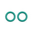 X AUTOHAUX Fluorine Rubber O-Rings, 14mm OD, 9mm ID, 2.5mm Width FKM Seal Gasket for Machinery Plumbing, Pack of 50