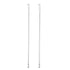 YOKIVE 2 Pcs Lab Spatula Spoon, 304 Stainless Steel Micro Sampling Mixing Measuring, Great for Laboratory, 220mm/9-Inch