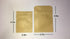 NATX 100Pcs (2.3x3.1in) Kraft Paper Bags Flat Bags Aluminum Foil Small Size Heal Seal Bag Resealable Food Storage Bag