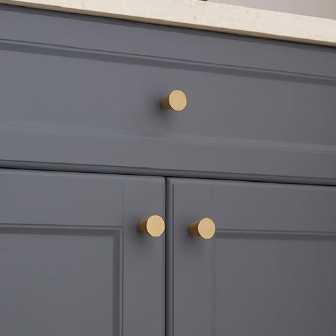 SANCHAKOU 6 Pack Cupboard Drawer Pull Handles Wardrobe Cabinet Door Tapered Handle Furniture Drawer Shoe Cabinet