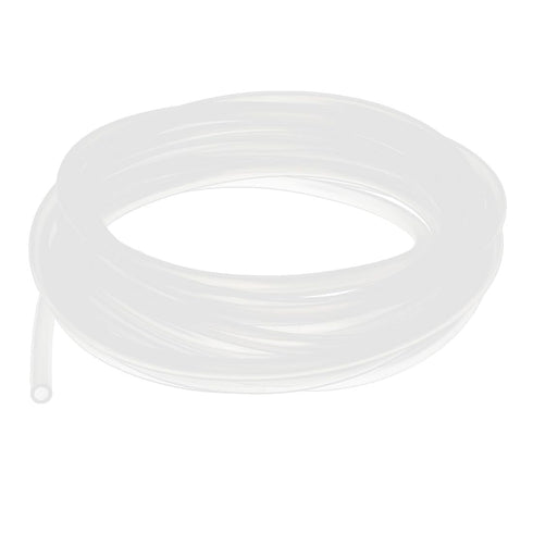 uxcell 8 mm x 10 mm Silicone Translucent Tube, Water Air Pump Hose Pipe, 16' Long, 0.31" ID