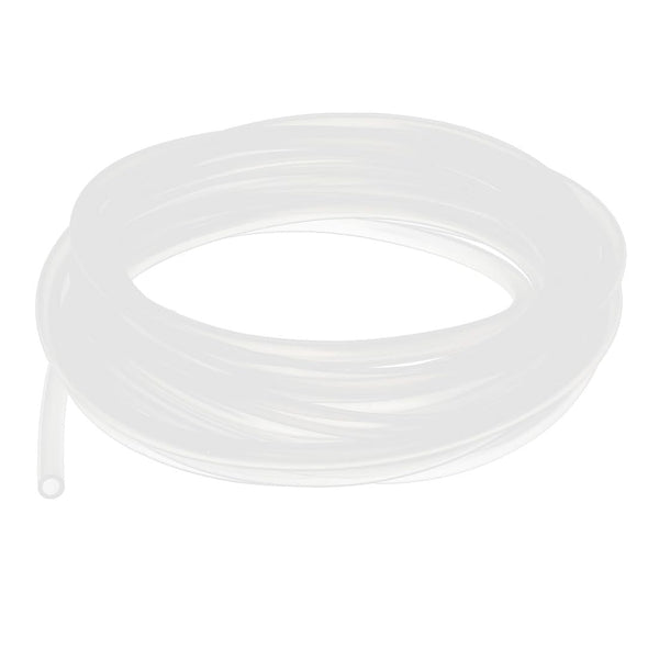 uxcell 8 mm x 10 mm Silicone Translucent Tube, Water Air Pump Hose Pipe, 16' Long, 0.31" ID
