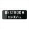 XZPWEL Acrylic Sign For Wallall Gender Restroom Sign With Man Changing Table Icon