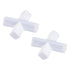 MECCANIXITY Magnetic Stirrer Mixer Stir Bar, 30mm(1.18") Cross Shape Coating Magnet, White, 2 Pcs