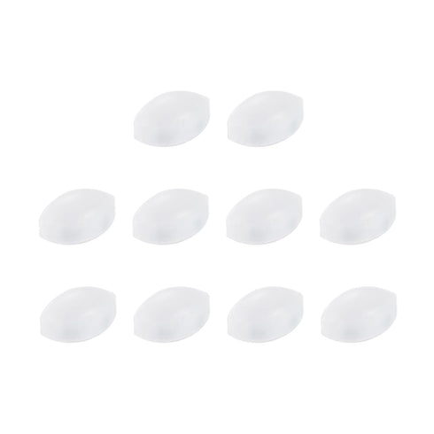MECCANIXITY Magnetic Stirrer Mixer Stir Bar Rod, 10mm x 6mm Olive Shape PTFE Coating Magnet for Laboratory, 10Pcs