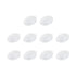 MECCANIXITY Magnetic Stirrer Mixer Stir Bar Rod, 10mm x 6mm Olive Shape PTFE Coating Magnet for Laboratory, 10Pcs