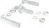 EZ-Flo 1-1/2 Inch x 16 Inch Kitchen Sink End Waste Center Outlet with Baffle, White Polypropylene, Slip Joint Connection
