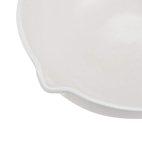 uxcell Evaporating Dish High-Temperature Resist Porcelain 100ml Round Form with Spout, 2pcs