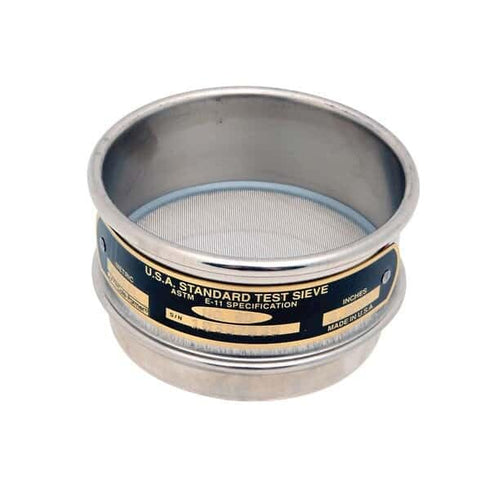 Cole-Parmer 3"-Diameter Sieve, Full Height Stainless Steel, No. 18 (1.00mm)