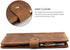 Leather Cover for 6"x9" Steno Notebook, Compatible with Spiral Steno Pads, Brown