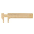 Measuring Tool, Portable Solid Copper Vernier Caliper, 0-80mm Caliper Ruler for Archaeology