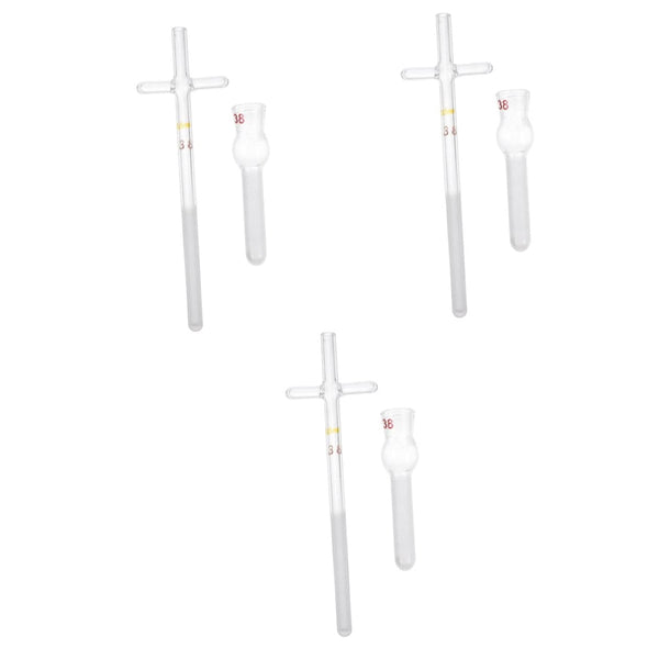 Mobestech Glass Tissue Homogenizer, 3pcs Tissue Labs Glassware Accessory for Cell Tissue Homogenizer Labs Supplies
