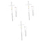 Mobestech Glass Tissue Homogenizer, 3pcs Tissue Labs Glassware Accessory for Cell Tissue Homogenizer Labs Supplies