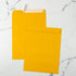 LUXPaper Open End Envelopes 10 x 13 | Peel & Press | Sunflower Yellow | 80lb. Text | 50 Qty