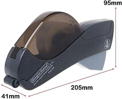 Lightweight Office Tape Dispenser, Automatic Hand-Held Packaging Tape Dispenser for Arts Crafts, Rose Red