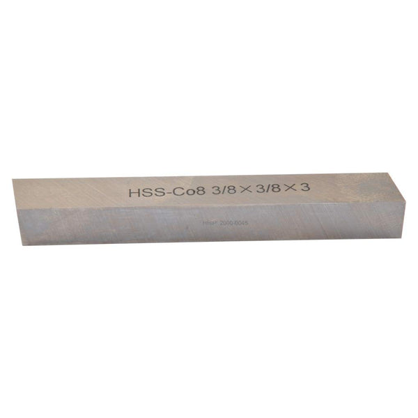 HHIP 2000-0045 3/8 x 3 Inch 8% Cobalt Square Tool Bit, 1 Count