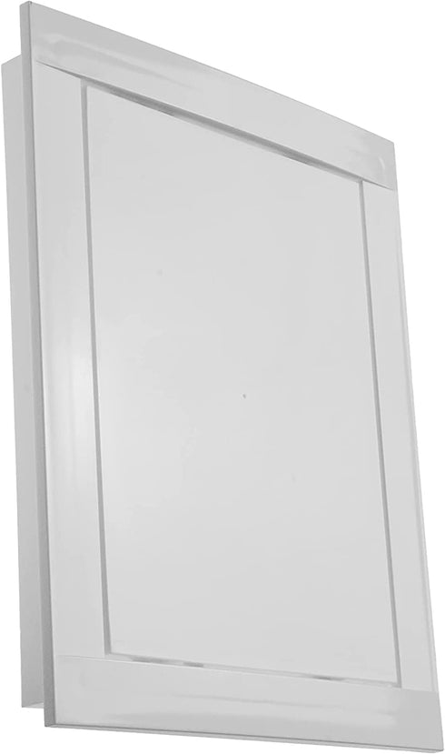 6" x 8" White Plastic Access Panel Door for Plumbing, Electricity, and Alarm Wall Access