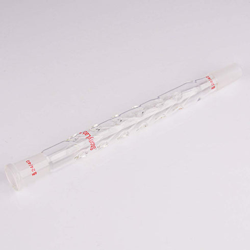 stonylab Vigreux Distillation Column, 24/40, 200 mm Length Borosilicate Glass for Laboratory