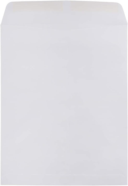 JAM PAPER 11 1/2 x 14 1/2 Open End Commercial Envelopes, White, 50/Pack