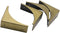 Haowei 4 Pcs Metal Corner Guards for Furniture, Decorative Safety Angle Guard Edge Cover, Multifunctional Hardware