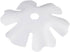 Ioensy Minimalist Table Pendant Lamp, Floral Design, PVC Flower, 35cm