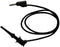 SIM SUPPLY 5TXE3 Test Lead,Clip to Banana Plug,60 In,Blk
