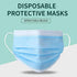 100 Pack 3 Medical Disposable Face Masks for Protection, Layers Safety Face Masks For Adults Daily Use