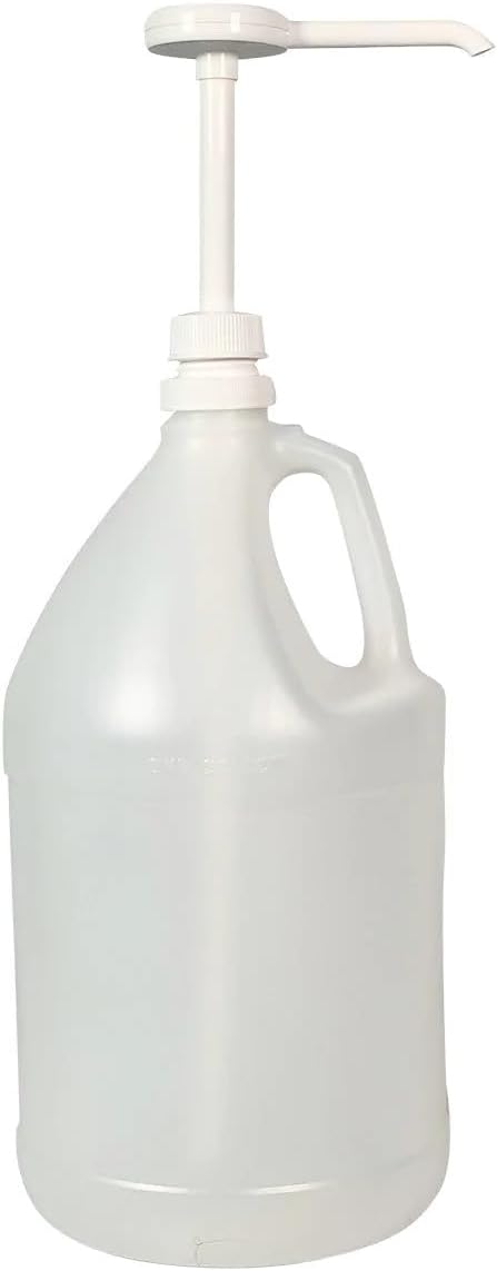 Pump Dispenser for 1/2 Gallon Bottles - 2 Pack with 38-400 Neck Finish, 9.5 Inch Dip Tube