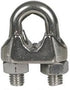 Excursions 1/8' U-Bolts Galvanized Wire Rope Clamps - 10 Pack