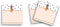 Butler in the Home Sticky Notes 12 Pack, 3"x3", 50 Sheets/Pad, Golden Retriever Dog Wearing Mushroom Hat