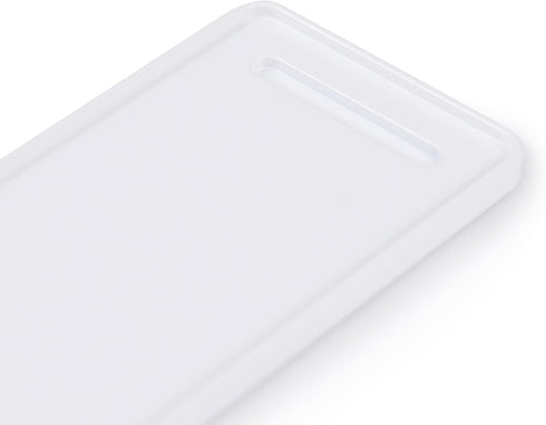 Ultra Slim Wall Holder for Philips Hue Light Dimmer Switch Remote V1, Aluminum Invisible Remote Control Holder (White)