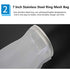 Nylon Mesh Filter Socks Bag 7 Inch Ring 75 Micron by 16 Inch Long NMO Filter Bags - 1 Pack