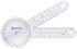BodyMed 8 Inch Medical Spinal Goniometer Measurer 360 ISOM Calibrated Scales for Physical Therapy Rehab