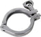 mengjiangli Tri Clover Clamp 50.5/64mm 304 Sanitary Pipe Clamp with Gasket for Home