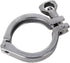 mengjiangli Tri Clover Clamp 50.5/64mm 304 Sanitary Pipe Clamp with Gasket for Home