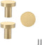 SANCHAKOU Drawer Knobs 2Pcs Brass Bedside Table Wardrobe Handle Drawer Cabinet Handle Cylindrical