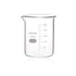 Upgrated 6 Size Low Form Glass Beaker Set, 25ml 50ml 100ml 250ml 500ml 1000ml, 3.3 Boro Glass with Printed Graduation